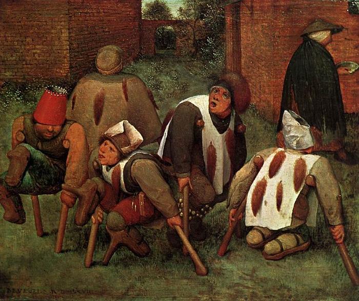 Pieter Bruegel the Elder The Cripples oil painting picture